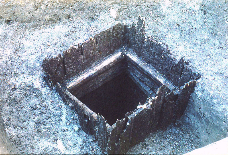 安堂遺跡の井戸